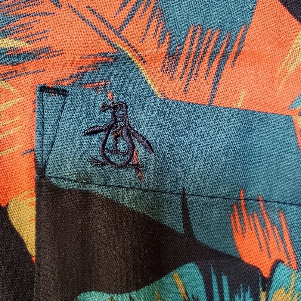 Penguin by Muningswear S/S Topical Shirt. Size XL - Picture 5 of 10